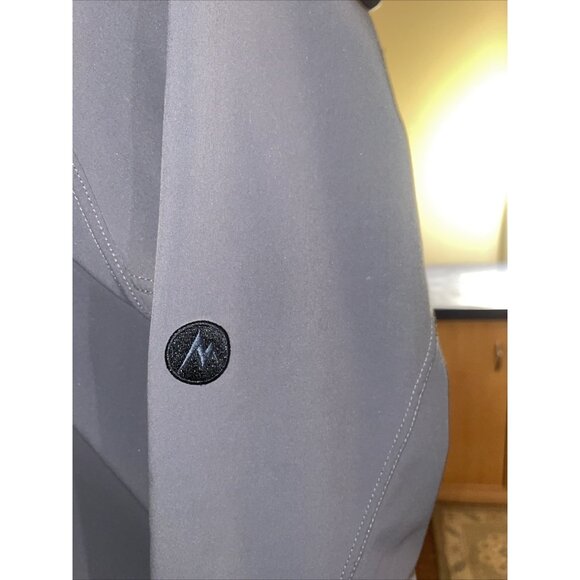 Marmot Softshell Jacket Mens Large Gray Medium Weight Full Zip Stretch - Picture 4 of 11